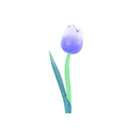 Wooden purple tulip 35 cm