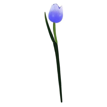Wooden purple tulip 35 cm