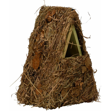Wooden birdhouse/nesting green 24 cm