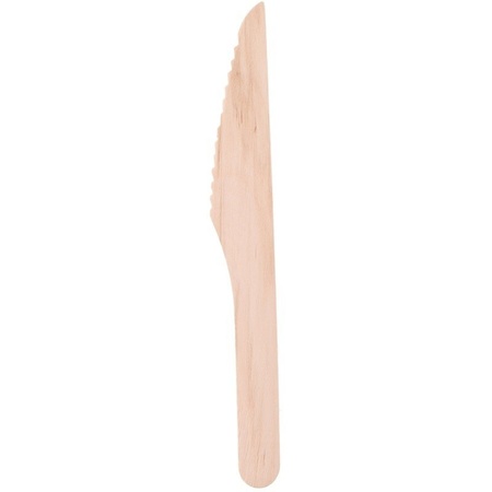 Wooden  disposable knives 36 pieces