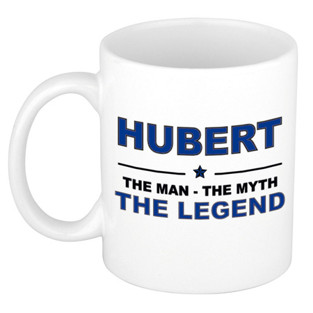 Hubert The man, The myth the legend cadeau koffie mok / thee beker 300 ml