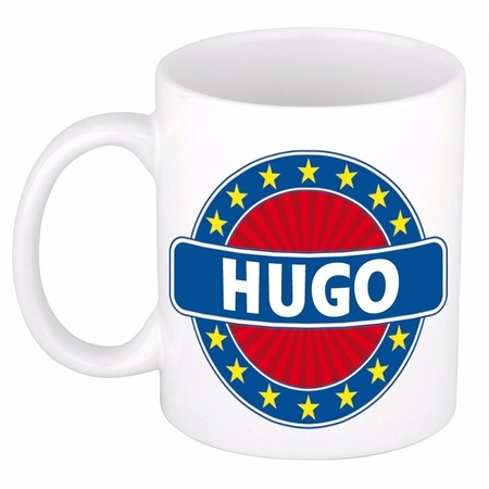 Hugo naam koffie mok / beker 300 ml