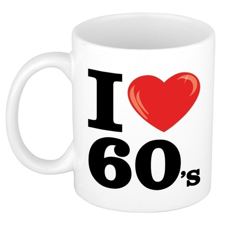 I Love 60's mug 300 ml