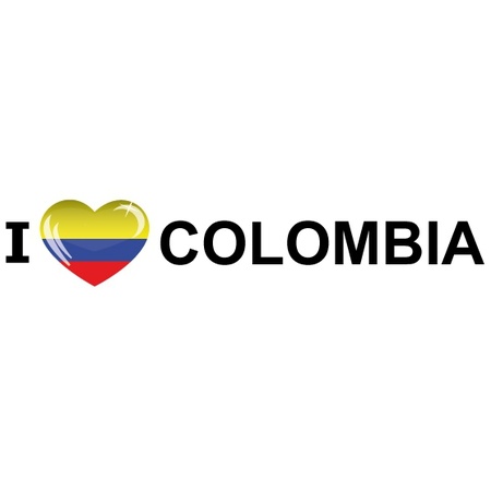 I Love Colombia sticker