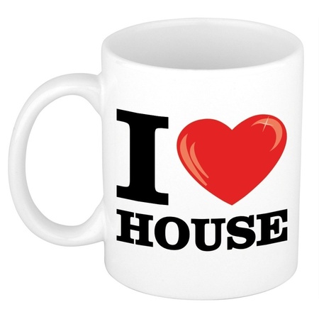 I Love House beker/ mok 300 ml