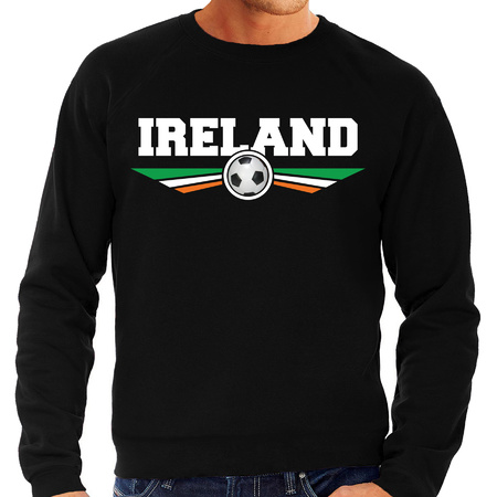 Ierland / Ireland landen / voetbal sweater zwart heren