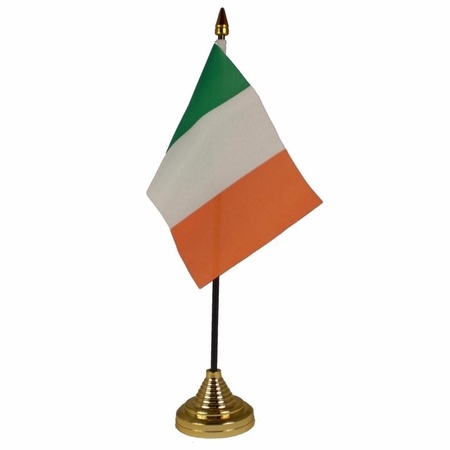 Ireland table flag 10 x 15 cm with base