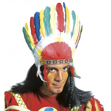 Feathered indian warbonnet 