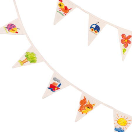 Bunting to color 