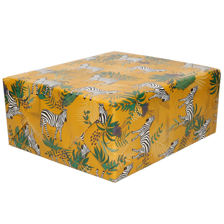Wrapping paper with animal/zebra design 70 x 200 cm