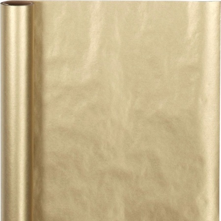 Wrapping paper gold 500 x 50 cm