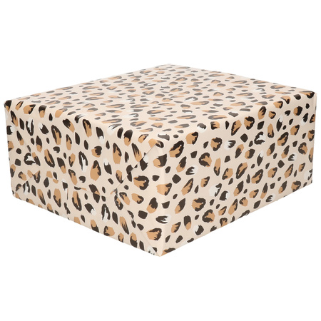 Wrapping paper with animal/leopard print 70 x 200 cm