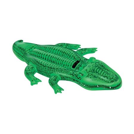 Intex opblaasbare krokodil 168 cm ride-on speelgoed