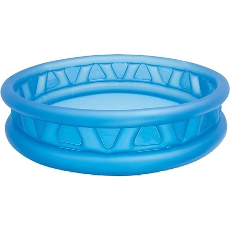 Intex round inflatable swimming pool 188 cm blue