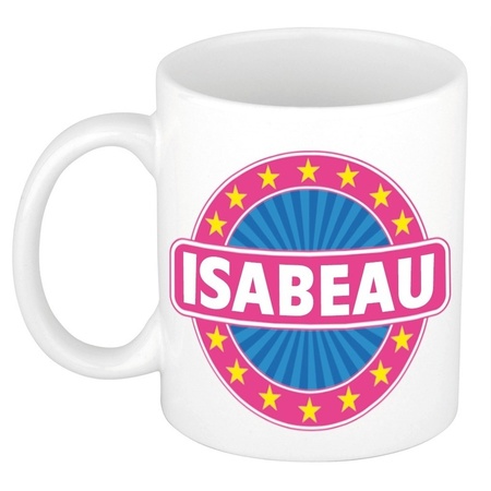 Isabeau naam koffie mok / beker 300 ml