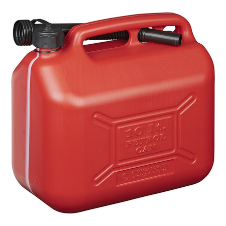 Jerrycan/benzinetank 10 liter rood