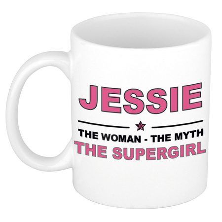 Jessie The woman, The myth the supergirl cadeau koffie mok / thee beker 300 ml