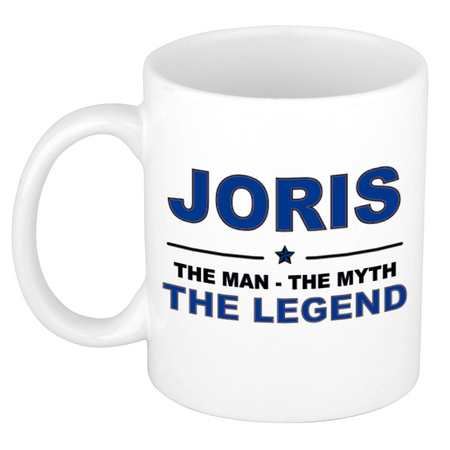 Joris The man, The myth the legend cadeau koffie mok / thee beker 300 ml