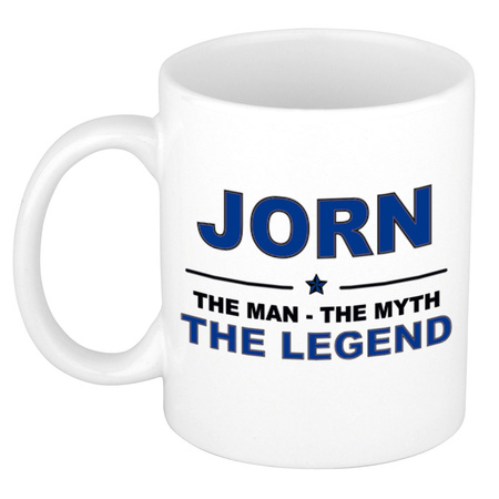 Jorn The man, The myth the legend name mug 300 ml