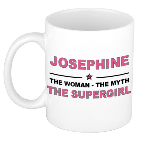 Josephine The woman, The myth the supergirl cadeau koffie mok / thee beker 300 ml