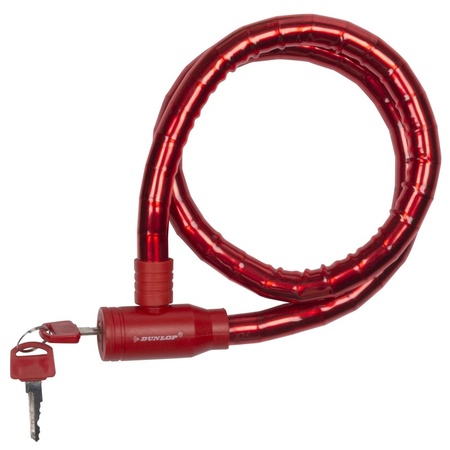 Kabelslot - rood - plastic coating - 80 cm
