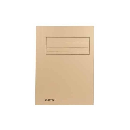 Home office dossiers/drawings case beige for A4 size
