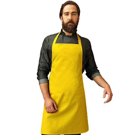 Apron for adults yellow