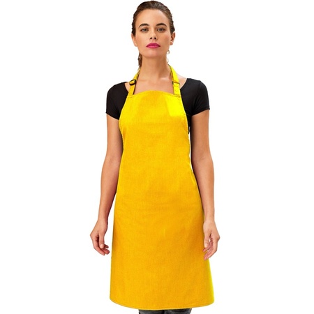 Apron for adults yellow