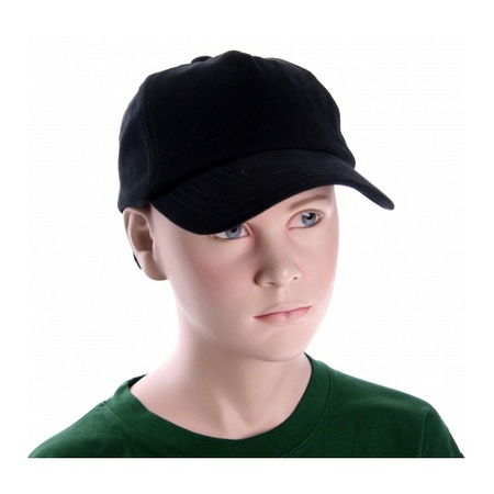 Kids baseball caps black