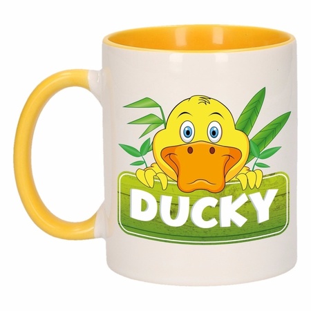 Ducky mug yellow / white 300 ml