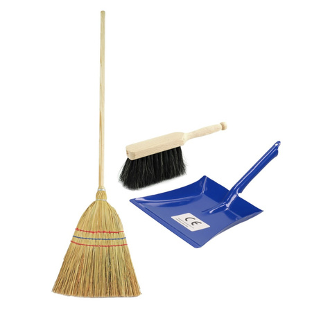 Childrens cleaning set 3-pieces blue