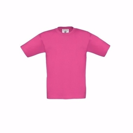 Kinder t-shirt fuchsia roze
