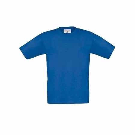 Kinder t-shirt kobalt blauw