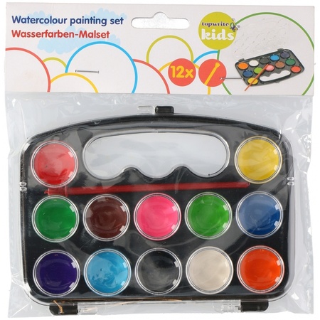 Waterpaint set 12 colours
