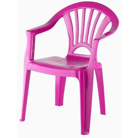 Plastic pink chair for children 37 x 31 x 51 cm