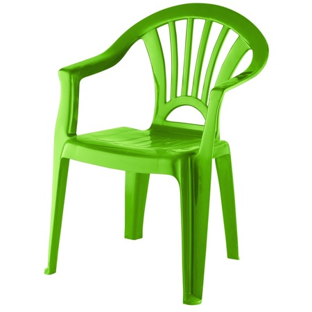 Kinderstoel groen kunststof 37 x 31 x 51 cm