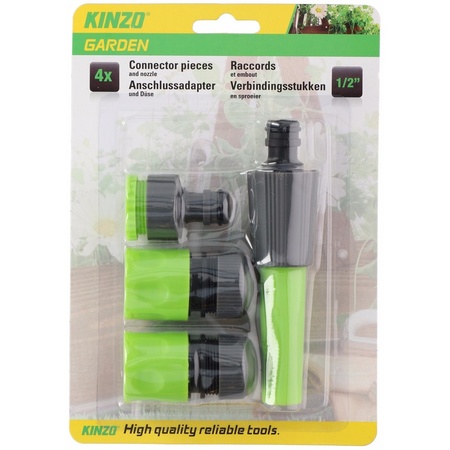 Kinzo garden hose sprayer connector set