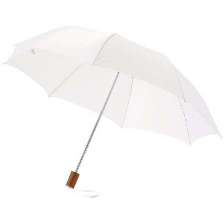 Pocket umbrella white 93 cm