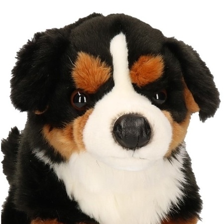 Knuffeldier Berner Sennen hond - zachte pluche stof - premium kwaliteit knuffels - 20 cm