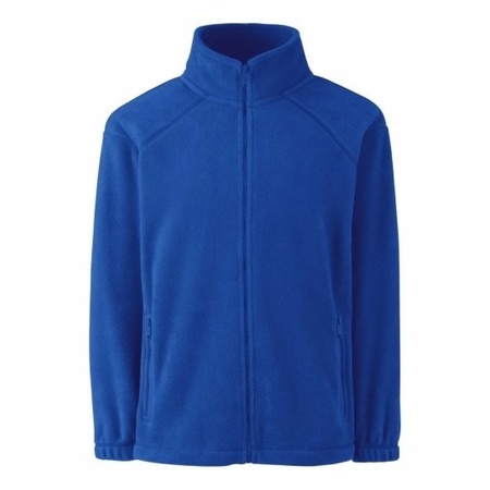 Kobaltblauw fleece vest voor meisjes