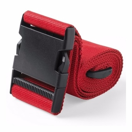Suitcase belt red 180 cm