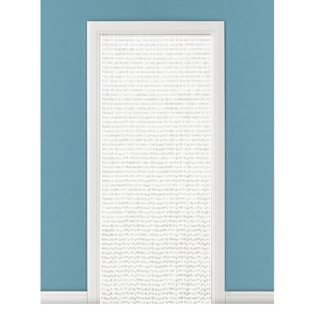 Bead curtain/door curtain white 90 x 220 cm