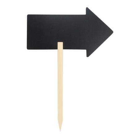 Chalkboard arrow on stick 67 cm