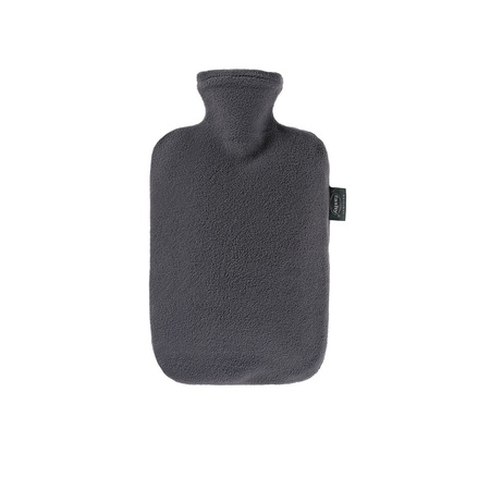 Hot water bottle with fleece cover 2 liter 