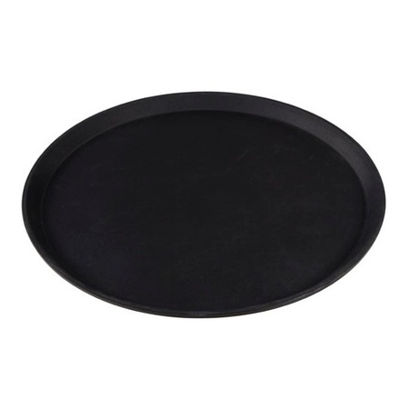 Black tray made of plastic 40,5 cm
