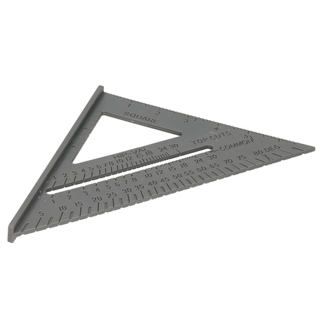 Plastic measuring triangle 15 cm