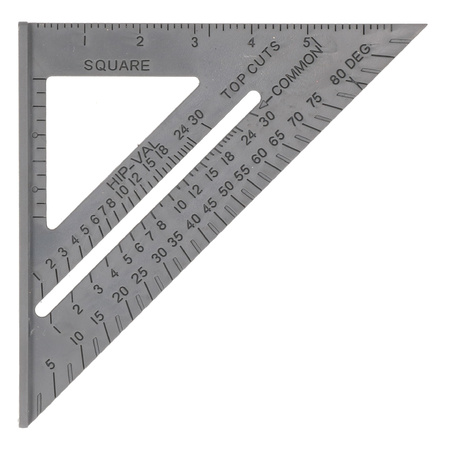 Plastic measuring triangle 15 cm