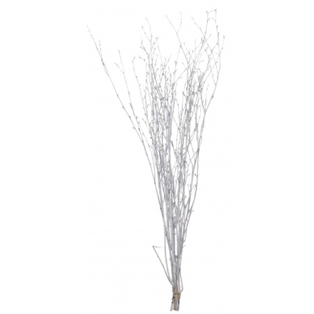 10x White Easter branches 75 cm birch/artificial branches