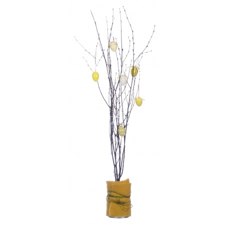 6x Grove brown Easter branches 115 cm birch/artificial branches