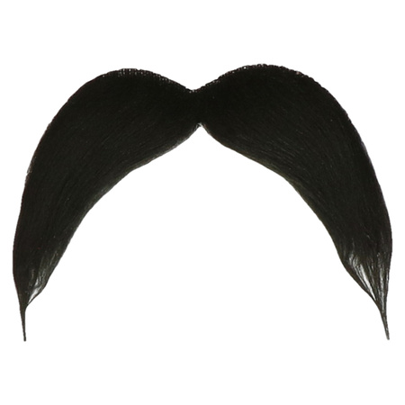 Large black carnaval moustache